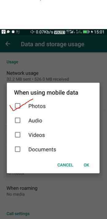 How to save WhatsApp images in gallery