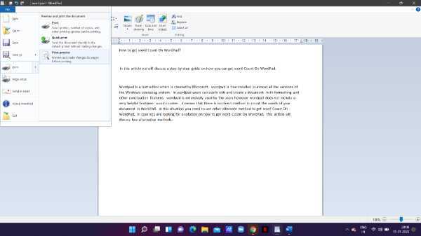 How To Save WordPad As PDF