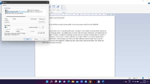 How To Save WordPad As PDF