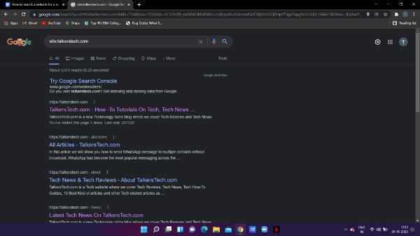 How To Search A Website For A Word Using Google