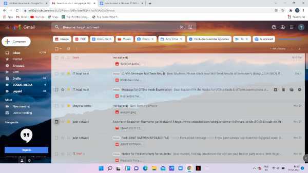 How To Search For Emails With Attachments In Gmail