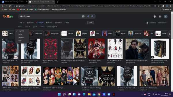 How To Search For High Resolution Images On Google