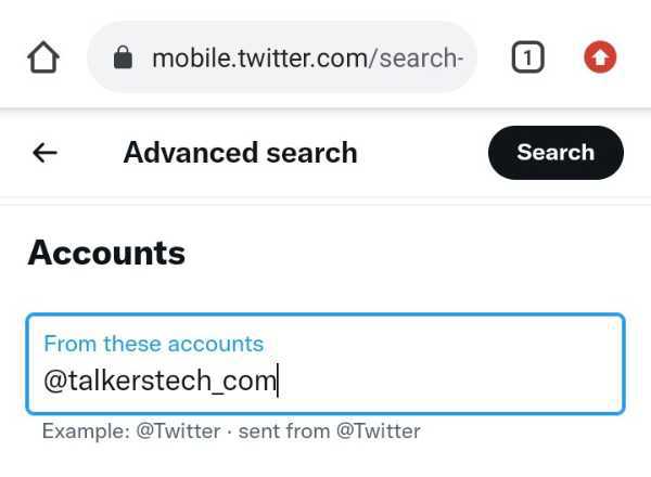 How To Search Tweets From A Specific User