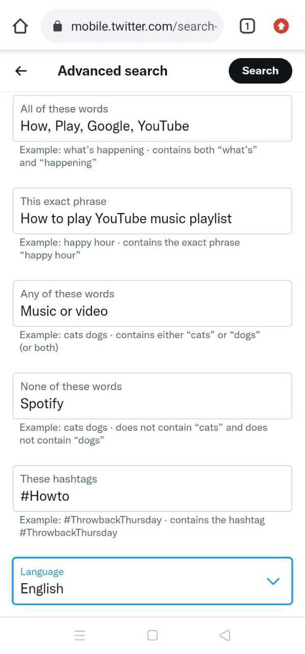 How To Search Tweets From A Specific User