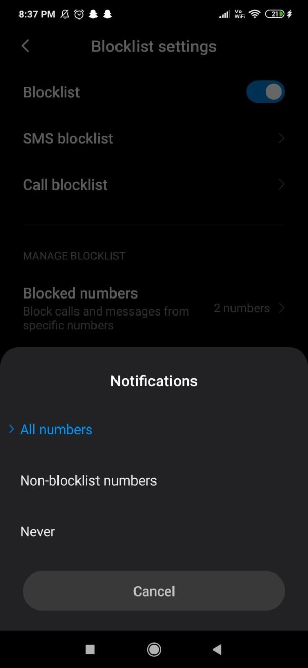 How To See Missed Calls From Blocked Numbers