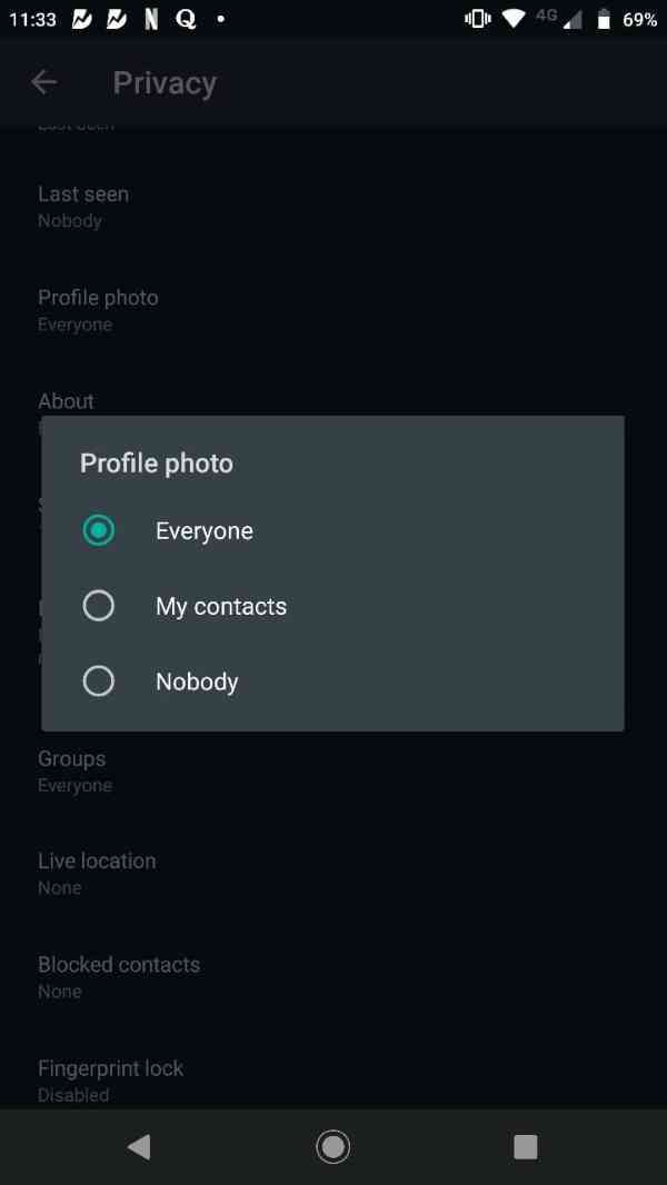 How to see unknown number WhatsApp DP