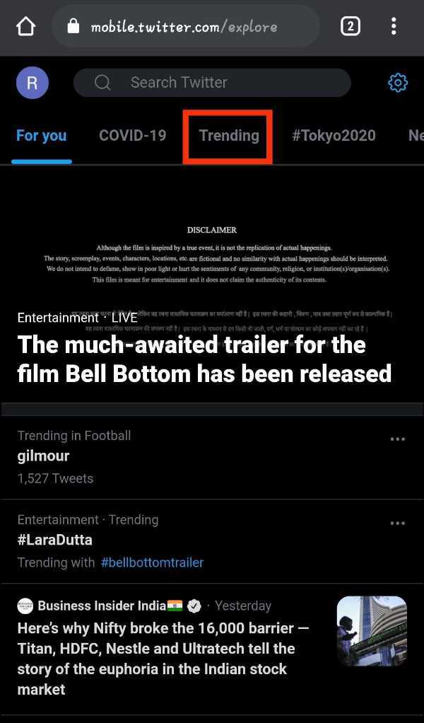How To See Whats Trending On Twitter