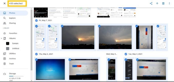 How To Select All Photos In Google Photos