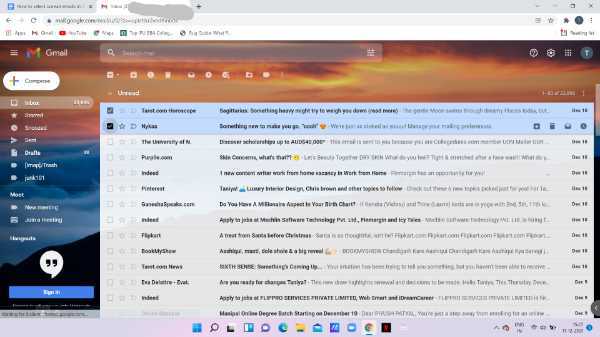 How To Select Unread Emails In Gmail