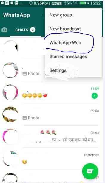 How to send pdf file from computer to WhatsApp