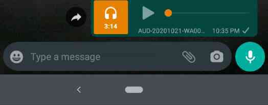 How To Send Recorded Audio On WhatsApp