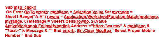 How To Send WhatsApp Message From Excel Sheet