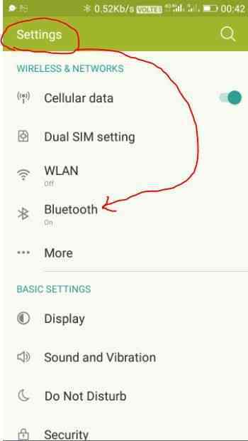 How to send WhatsApp through Bluetooth
