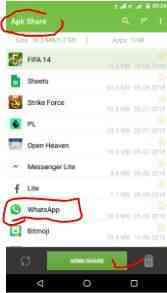 How to send WhatsApp through Bluetooth