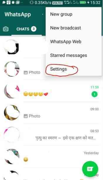 How to set rectangular photo as WhatsApp DP