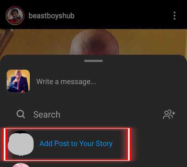 How To Share A Profile On Instagram Story