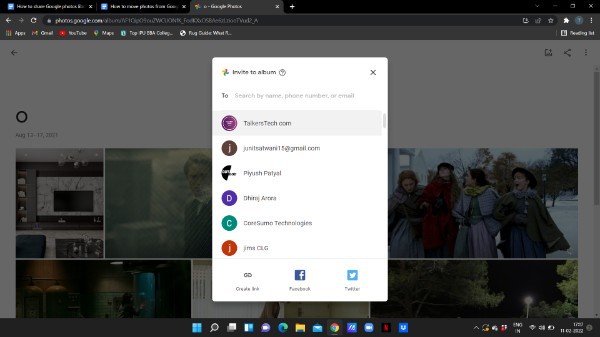 How To Share Google Photos Library