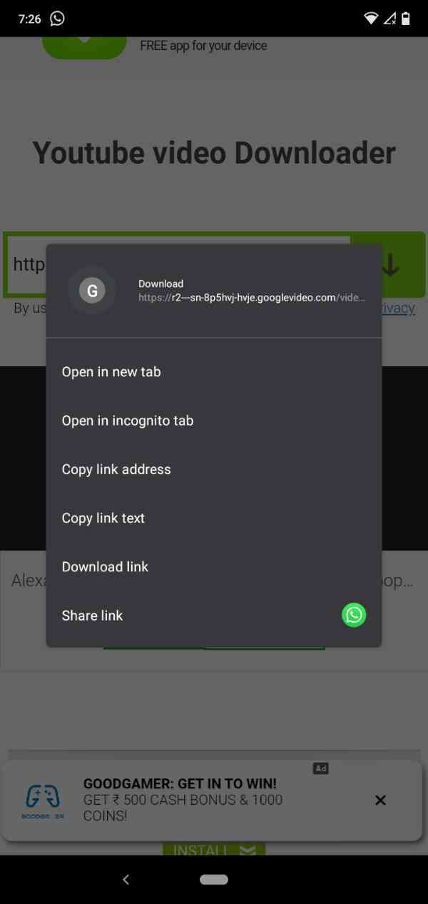How To Share YouTube Video On WhatsApp Without Link