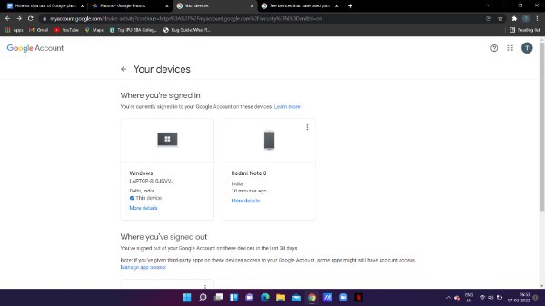 How To Sign Out Of Google Photos On Other Devices