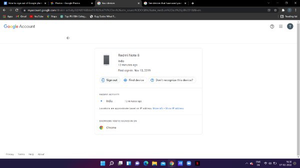 How To Sign Out Of Google Photos On Other Devices