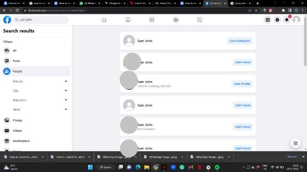 How To Stop A Friend Request On Facebook