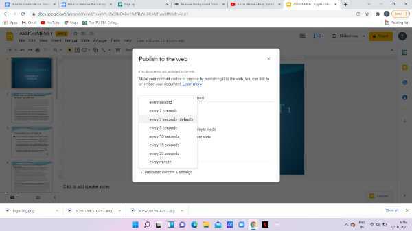 How To Time Slides On Google Slides