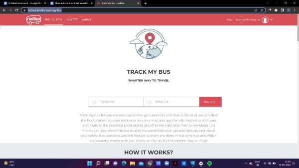 How To Track My Bus In redBus