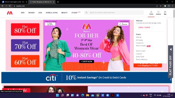 How To Track Myntra Order