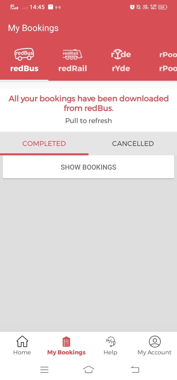 How To Track redBus