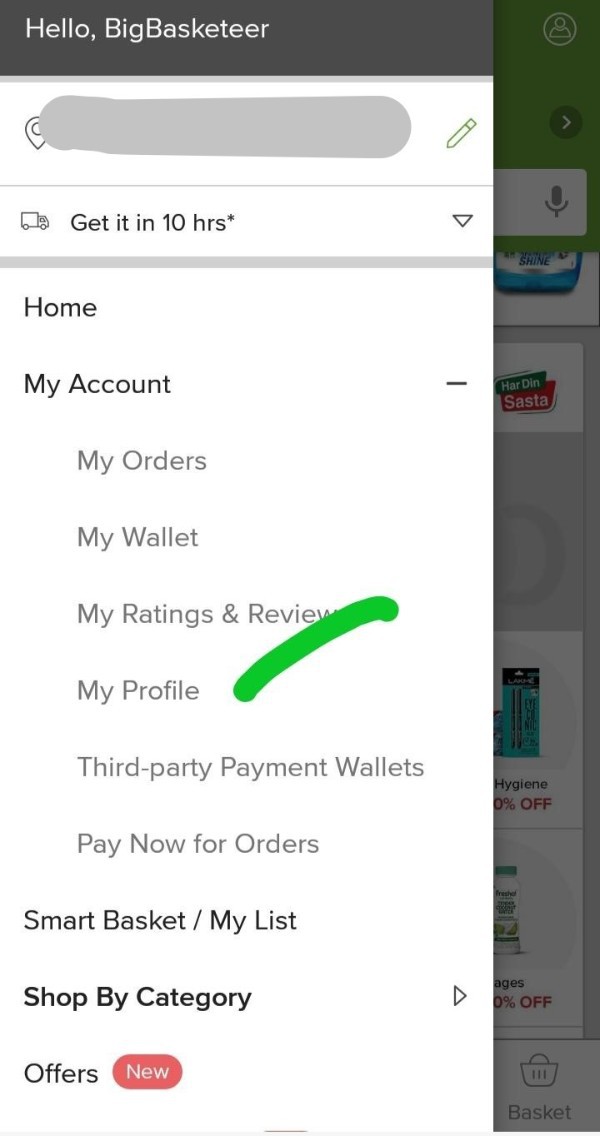 How To Transfer Money From BigBasket Wallet To Paytm