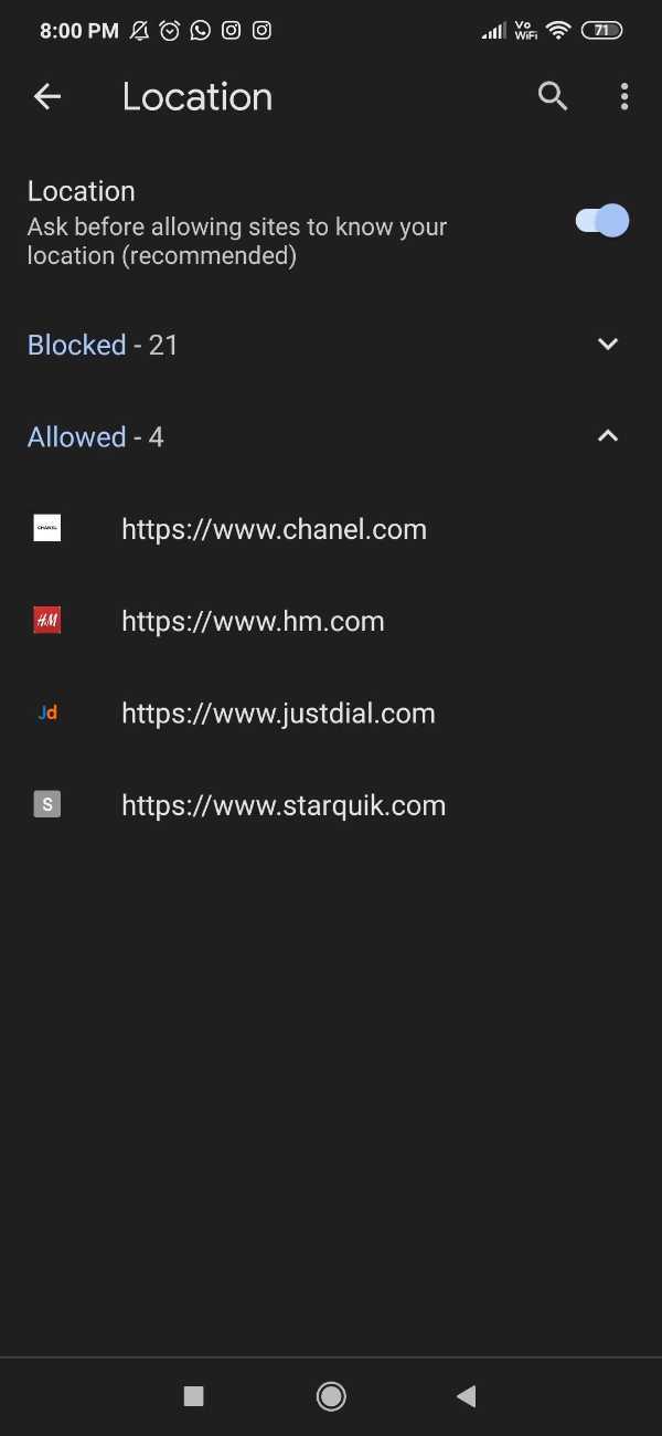 How To Turn Off Location On Google Chrome Android