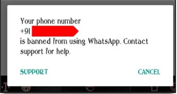 How To Unbanned From WhatsApp Quickly