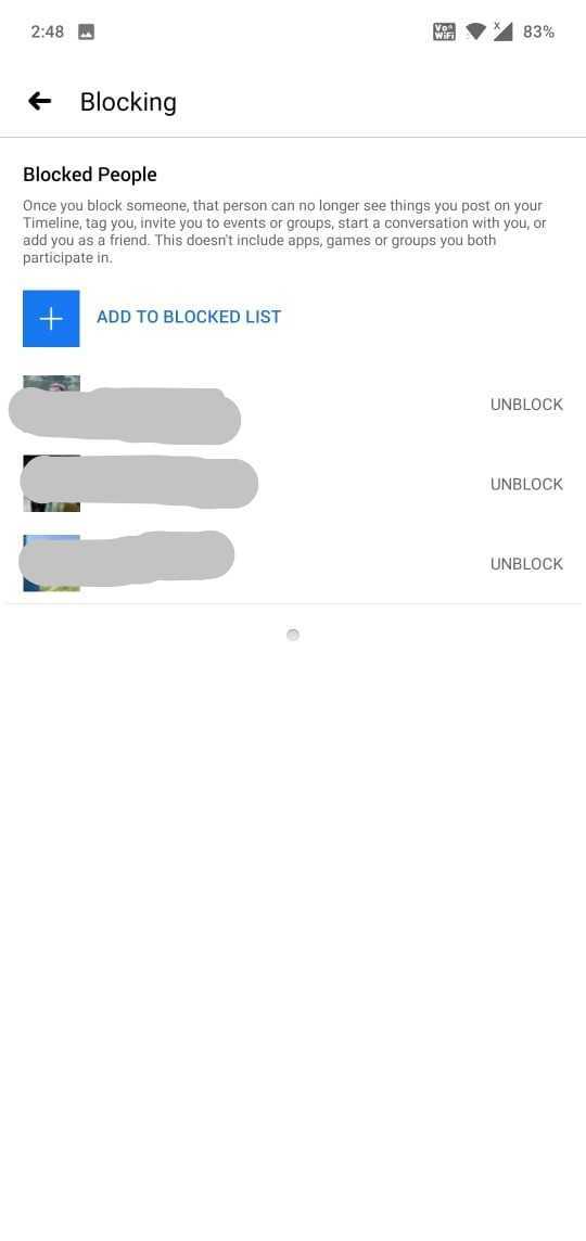 How To Unblock Someone On FB