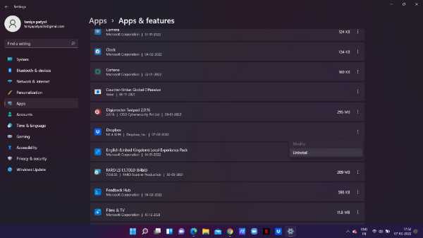 How To Uninstall Dropbox On Windows 10
