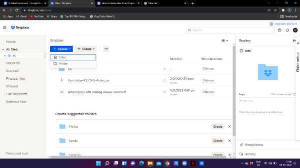 How To Upload Photos To Dropbox From Computer