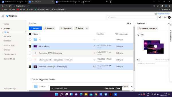 How To Upload Photos To Dropbox From Computer