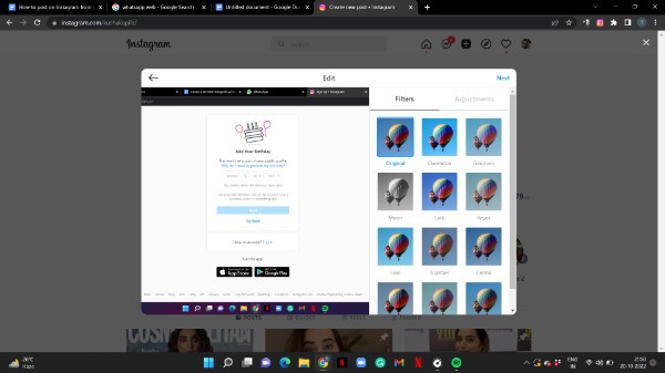 How To Upload Photos To Instagram From PC