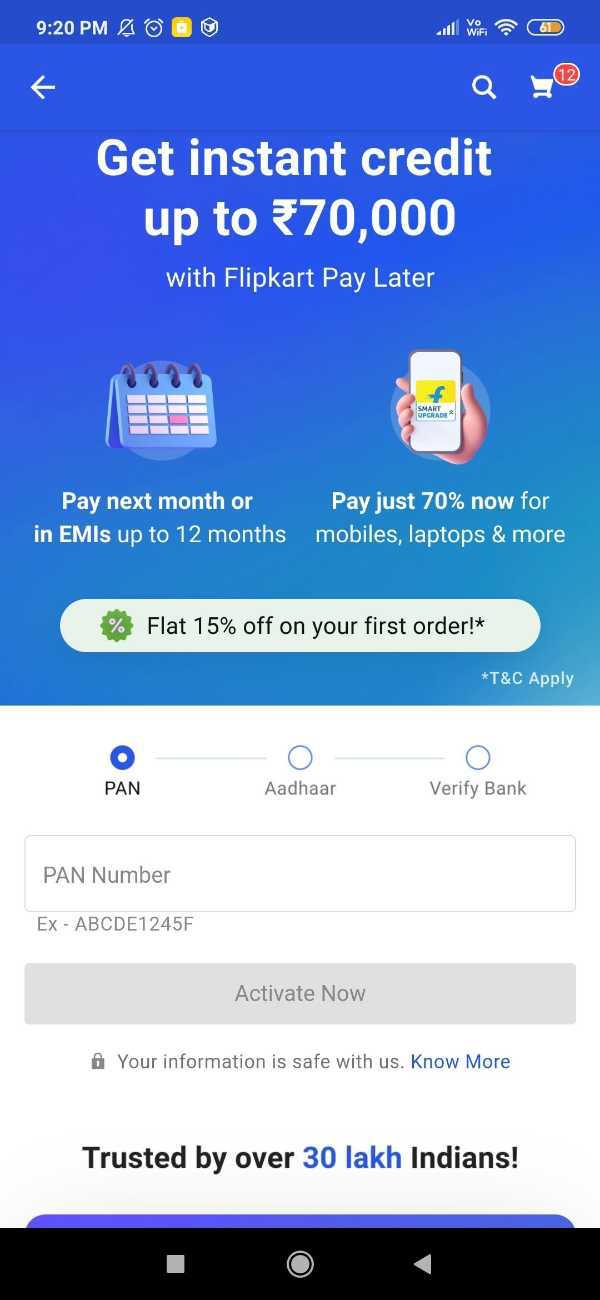How To Use Flipkart Pay Later