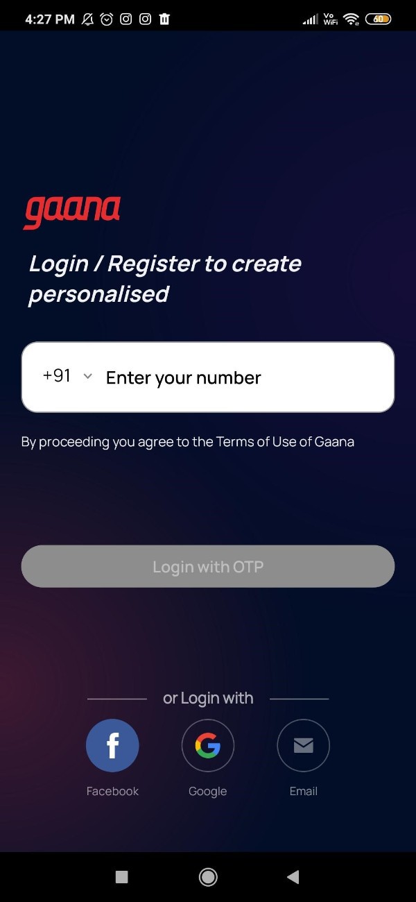How To Use Gaana App