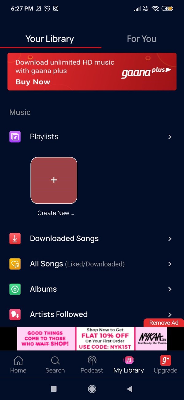How To Use Gaana App