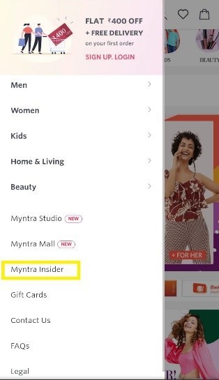 How To Use Myntra Insider Points