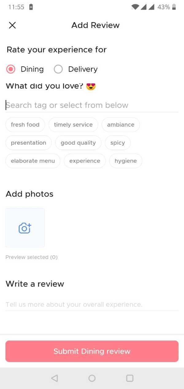 How To Write Review On Zomato