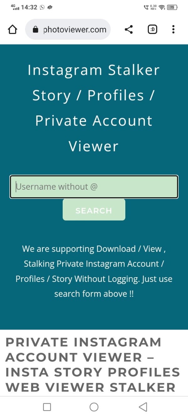 Instagram Private Profile Viewer No Verification