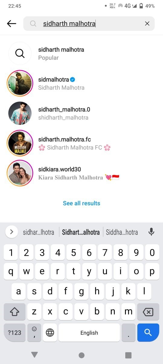 Instagram Search Users By Name
