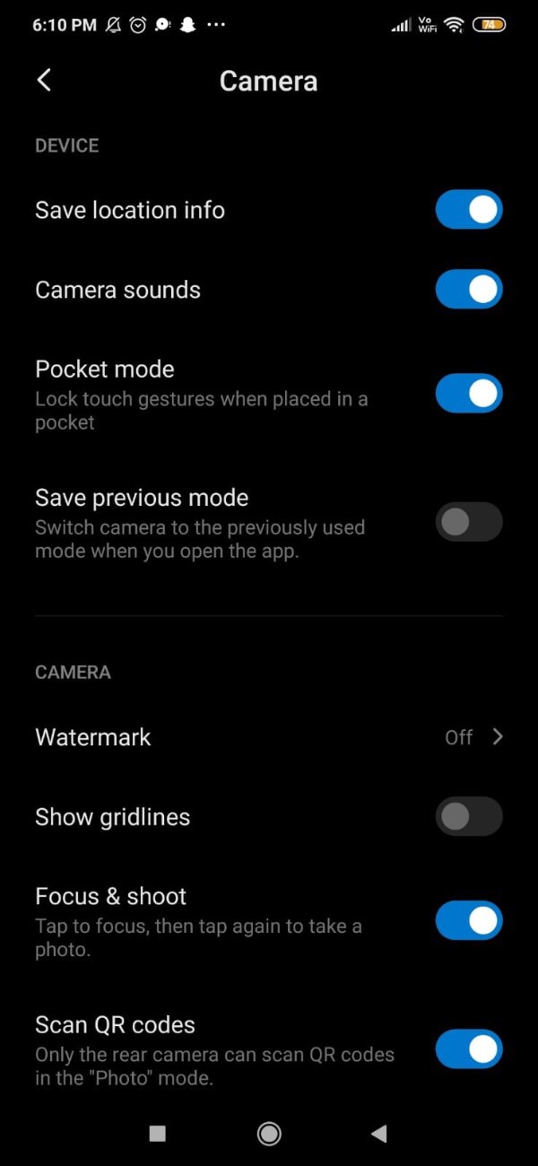 Scan QR Code Android Without App
