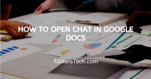How To Open Chat In Google Docs
