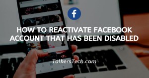 How To Reactivate Facebook Account That Has Been Disabled